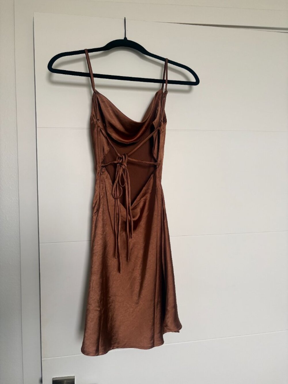 NWT Princess Polly Alfie Mini Dress, Brown size 2 - Picture 9 of 15